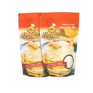 Rosella Baked Goods Sweet Potato Pancake Mix 2 Pack 16oz Each Fluffy Light Ready in Minutes with Just Water Warm Vanilla Cinnamon Brown Sugar