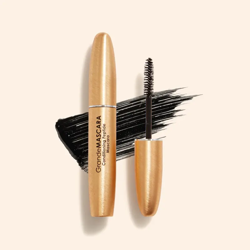 GrandeMASCARA - Grande Cosmetics - Conditioning Peptide Mascara - Buildable Clump-Free Water-Resistant Formula with Peptides for Healthier Looking Lashes