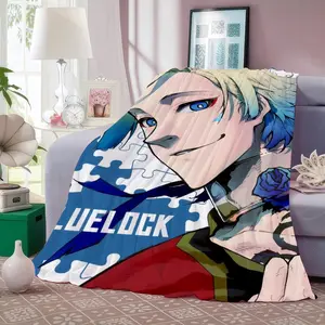 Blue Lock Michael Kaiser Blanket Soft and Skin Friendly For Couch Bed Napping  Suitable for beds and sofas can also be given as a gift