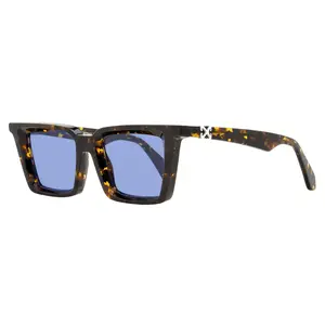 Off-White Rectangular Dalton Sunglasses OERI13U 6045 Havana 49mm