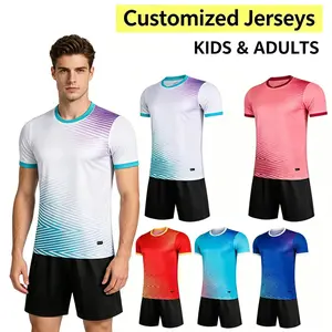Personalised Foothball Kits Football Jerseys  Soccer Jersey for Men&boys Football Jersey Custom Soccer Jerseys 【Diy Name& Number】