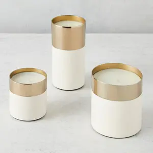 Z Gallerie Zoe Unscented Candle - color Blocked Decoration Set Living Room