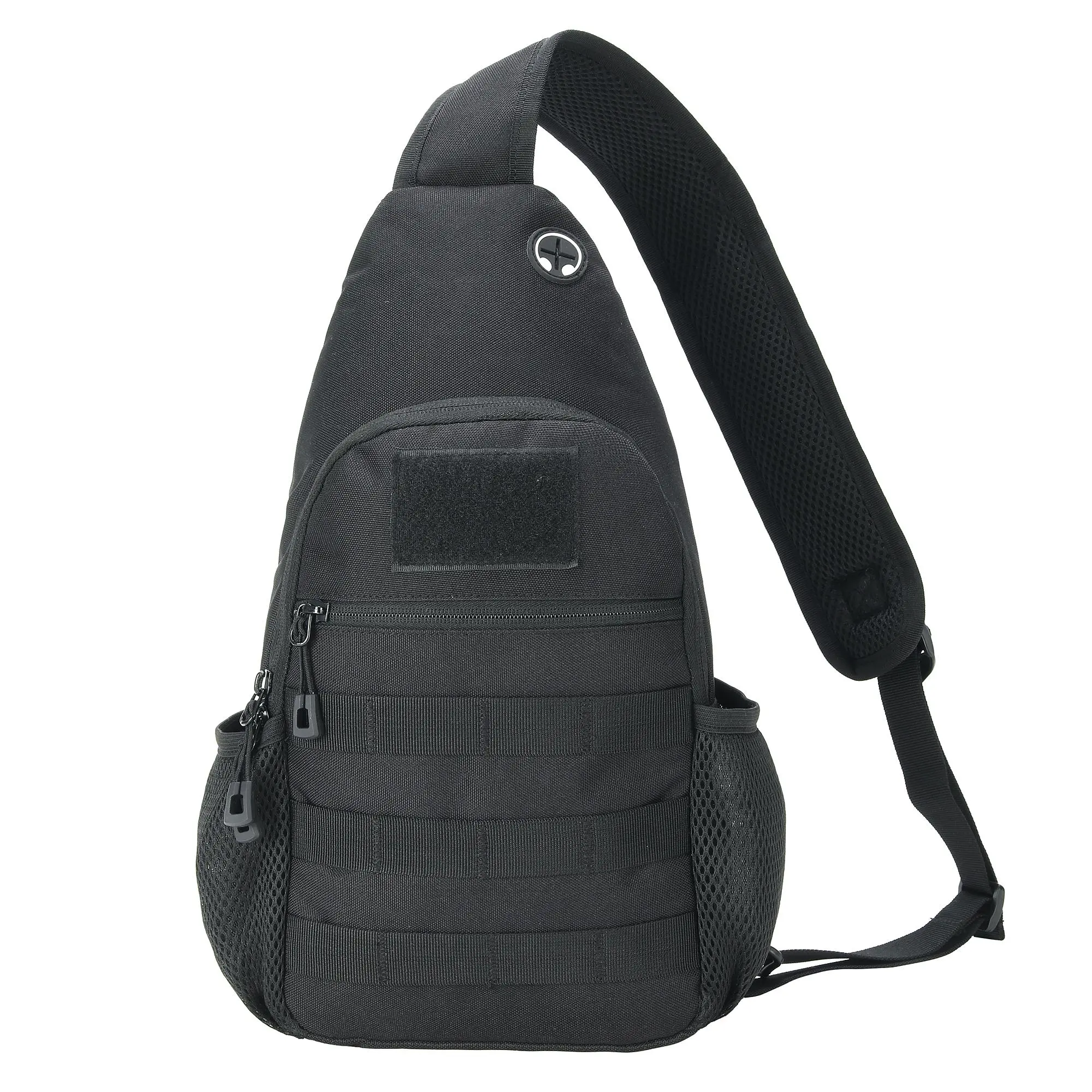 Compact Travel Sling Backpack - Nylon Fabric, Adjustable Crossbody, Stylish, Lightweight Unisex Zip-Closure Portable Multi-Functional Outdoor Bag for Biking, Camping, Stylish Crossbody Bags, Multi Functional Bag