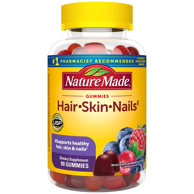 Hair-Skin-Nails‡ 2500 mcg Biotin Gummies