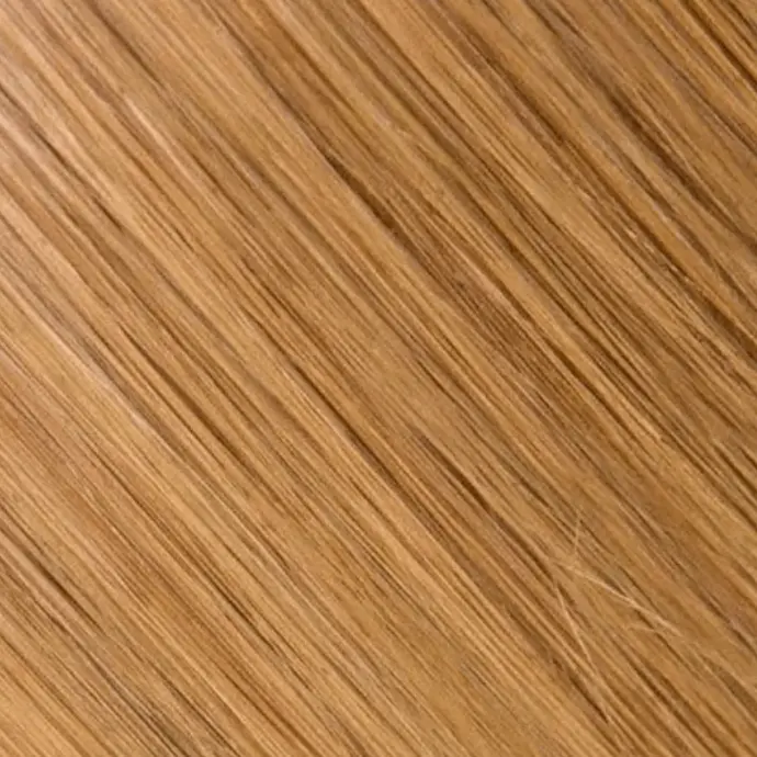Genius Weft Hair Extensions, Silky Straight Slavic Human Hair Bundles in Rich Chestnut Brown - Ultra-thin, Tangle-free Weft for Everyday Wear, Color 30, Slavic Hair