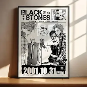 Nana Black Stones Anime Poster Nana Osaki Manga Wall Art Print Gift