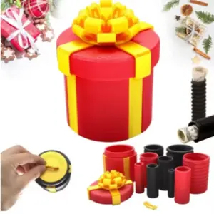 Annoying Nested Screw Gift Box Money Puzzle Box, 10 Layer Reusable Prank Gift Boxes for Birthday, Christmas & Fun Party