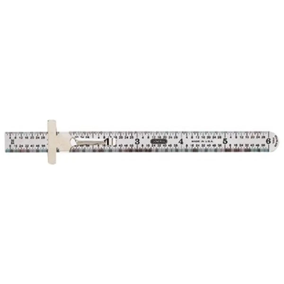 212 MAIN 6' Flexible Precision Rule, Stainless Steel, 5R Precision Scale, Inch Graduations