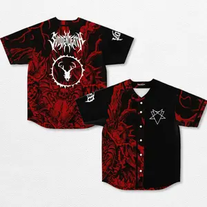 Svdden Death SLVYVLL Baseball Jersey EDM Music Shirt, EDM Festival Family Gift, Unisex Breathable Men's Jersey, 420 Lover Graphic Shirt, Gift For Baseball Fan EDM Electronics Music