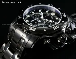 NEW Invicta Mens Combat Pro Diver Scuba VD53 Chronograph Stainless Steel Watch -0076