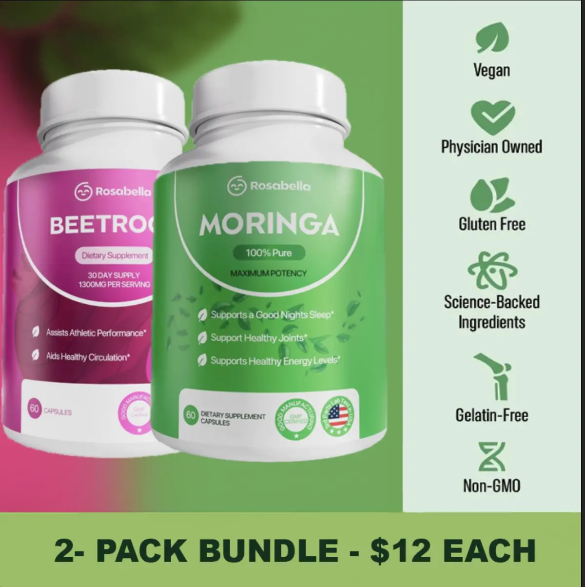 Moringa + Beetroot Combo Pack Moringa + Beetroot Combo Pack