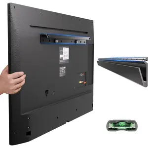 No Stud TV Wall Mount for 22-55 Inch TVs, Studless Drywall TV Mount, No Drill TVs Wall Bracket Holds up to 100 lbs - Easy Installation with Bubble Level