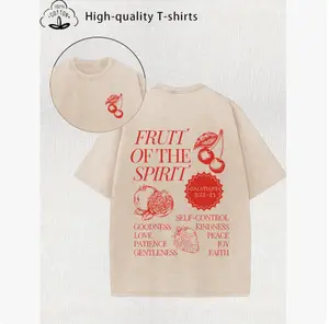 Women's Vintage Washed T-Shirt - 230g Heavyweight Oversized Loose Fit Short Sleeve Crew Neck Tee with Retro Washed look, Casual Spring Summer Casual Attire, Machine Washable Layering Piece Suitable for - men clothing