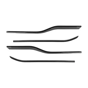 Door Window Bottom Sill Trim Cover Molded For Ford F150 2015-2020 Accessories carbon fiber Truck Automotive