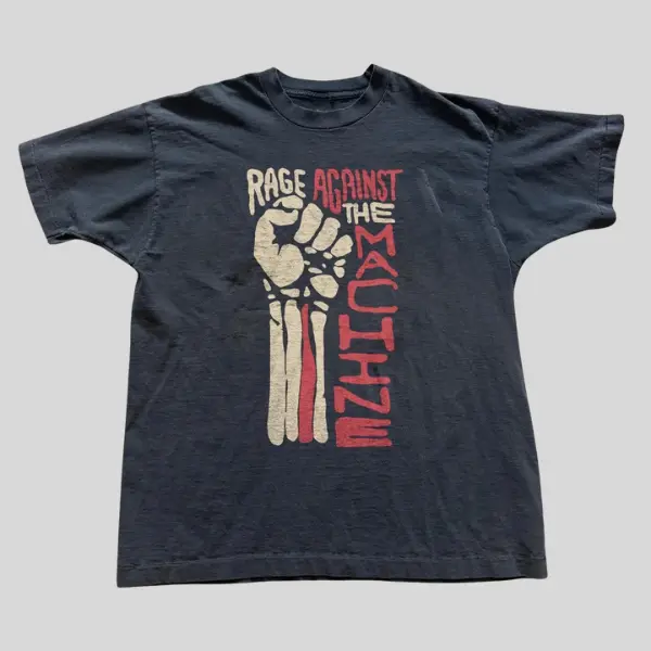 Rage Against The Machine shirt, 90s style rock band tee, retro