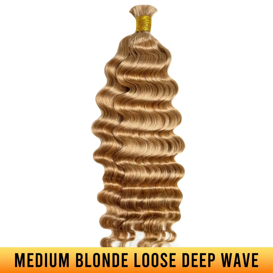 Medium Blonde Loose Deep Wave BU38