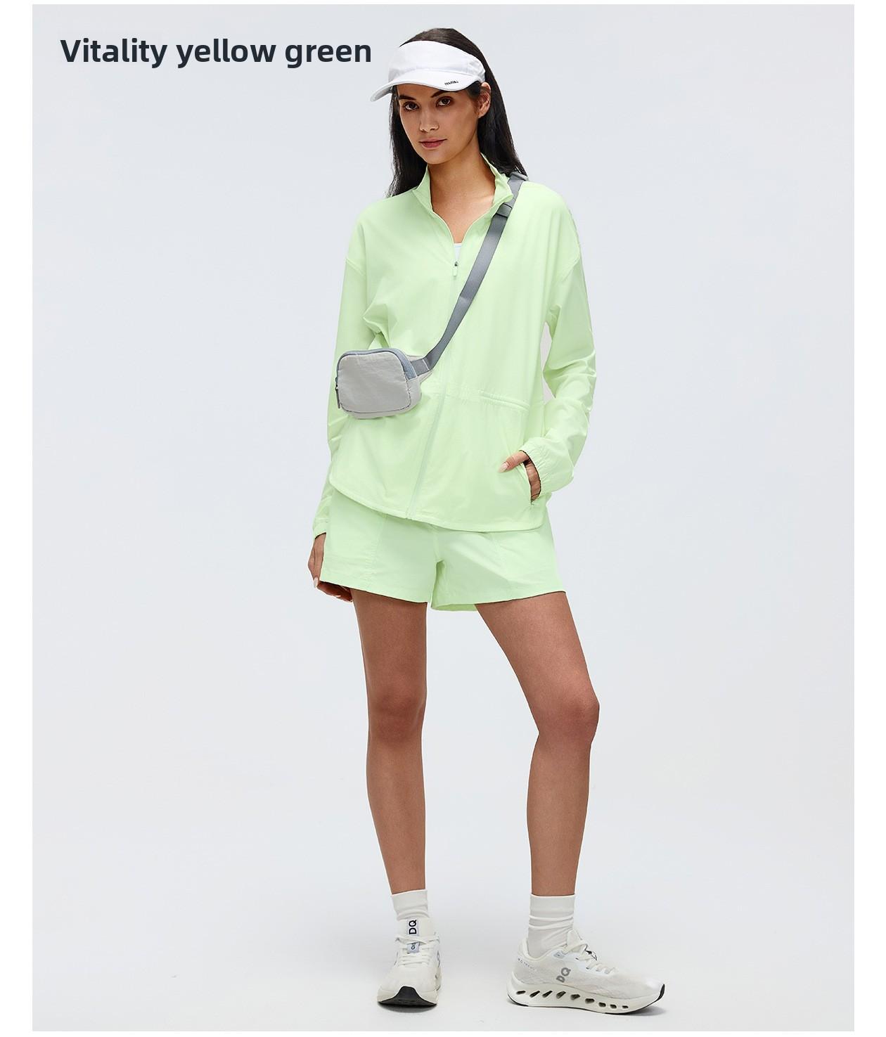 New Drawstring Waist Stand Collar Jacket, Casual Loose Versatile Coat for Yoga & Fitness