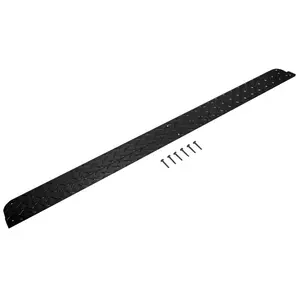SGC Black Powder Coated Aluminum Diamond Kick Plate for Club Car DS Golf Cart