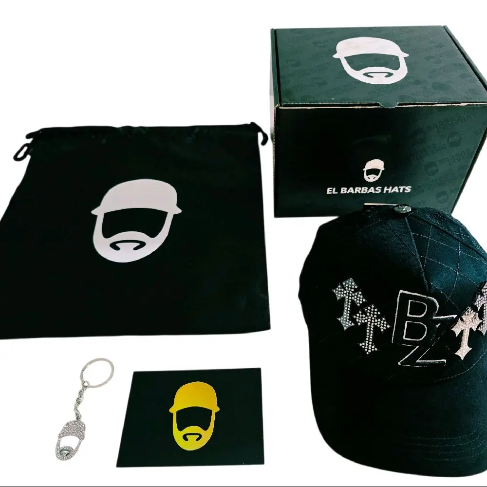 Gorra Barbas Hats-baez Chrome V- FULL SET Box Premium Limited Edition