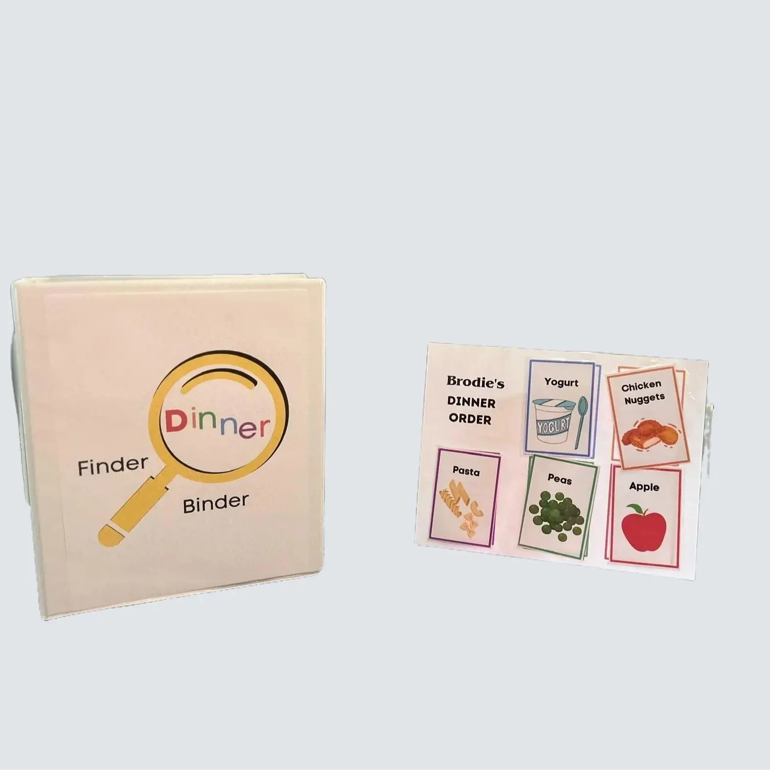 FinderBinder is a meal planning tool designed to empower children to choose their own healthy and balanced meals. Our mission is to promote healthy eating habits in a fun and engaging way.