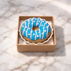 Blue Donut Fidget Clicker – Stress Relief