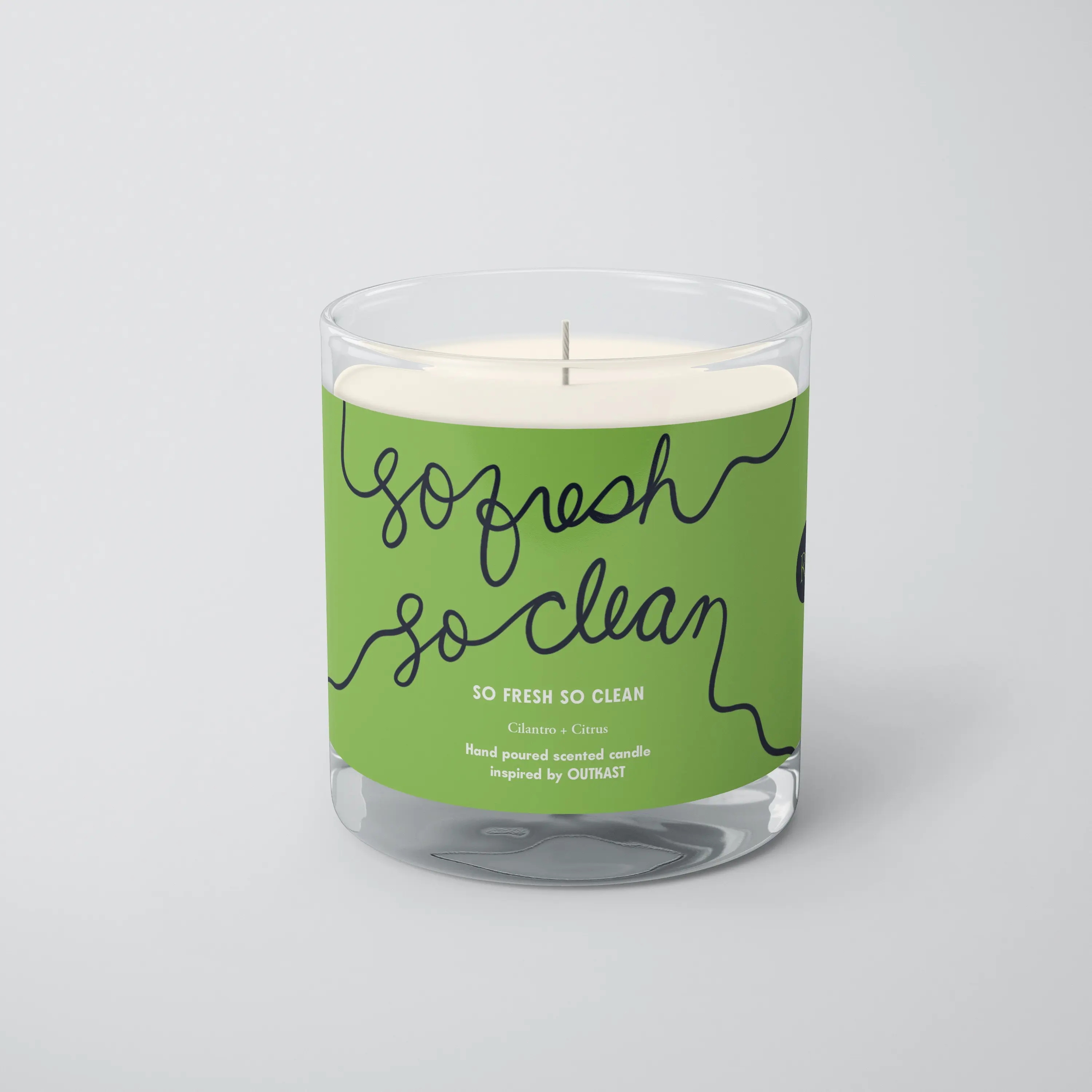 So Fresh So Clean Hand Poured Scented Candle Inspired by Outkast