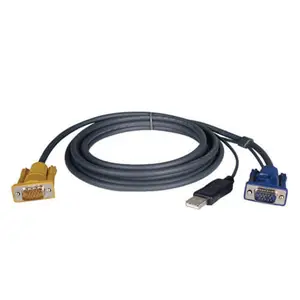 Eaton Tripp Lite series USB (2-in-1) Cable Kit for NetDirector KVM Switch B020-Series and KVM B022-Series, 6 ft. (1.83 m)
