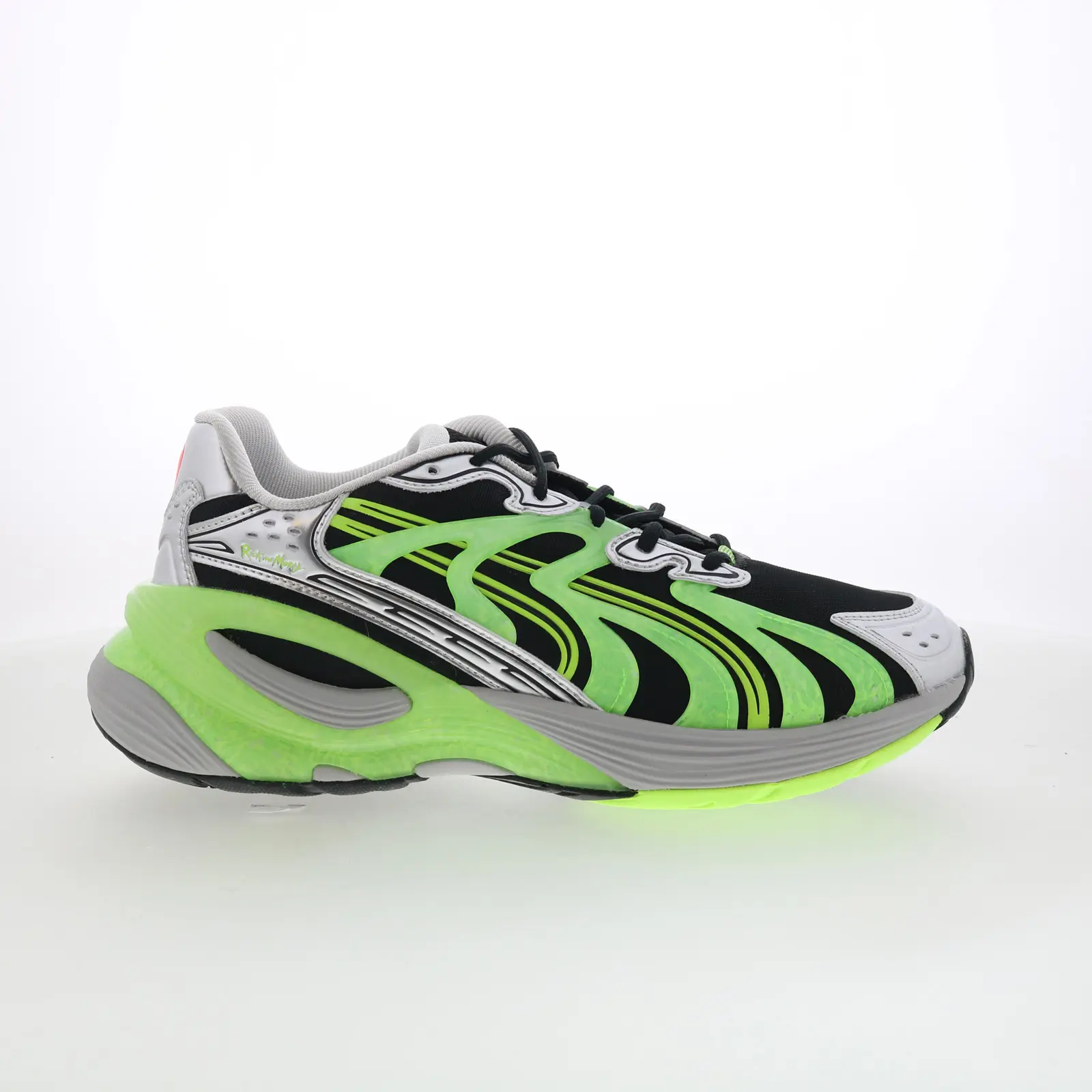 Puma Inverse Rick And Morty 40441401 Mens Green Lifestyle Sneakers Shoes