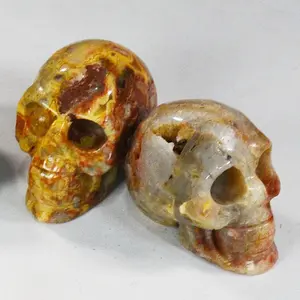 Small Agate (Crazy Lace Agate) Skull