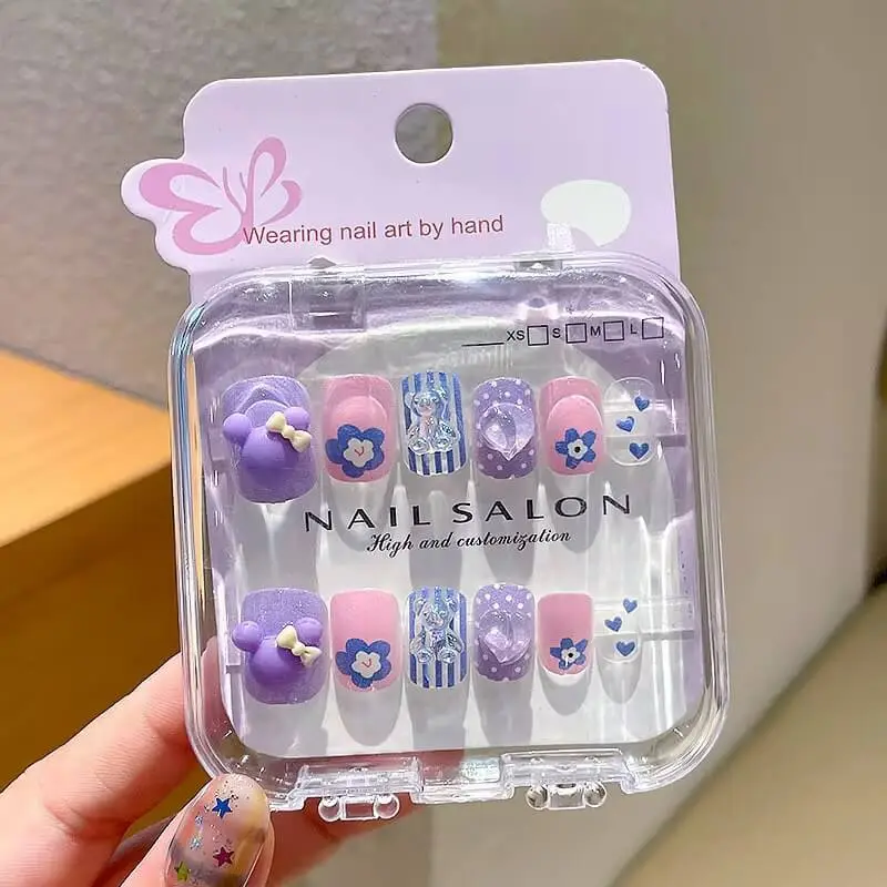 Kids Press on Nails – Cute Fake Nails for Girls #6523-5