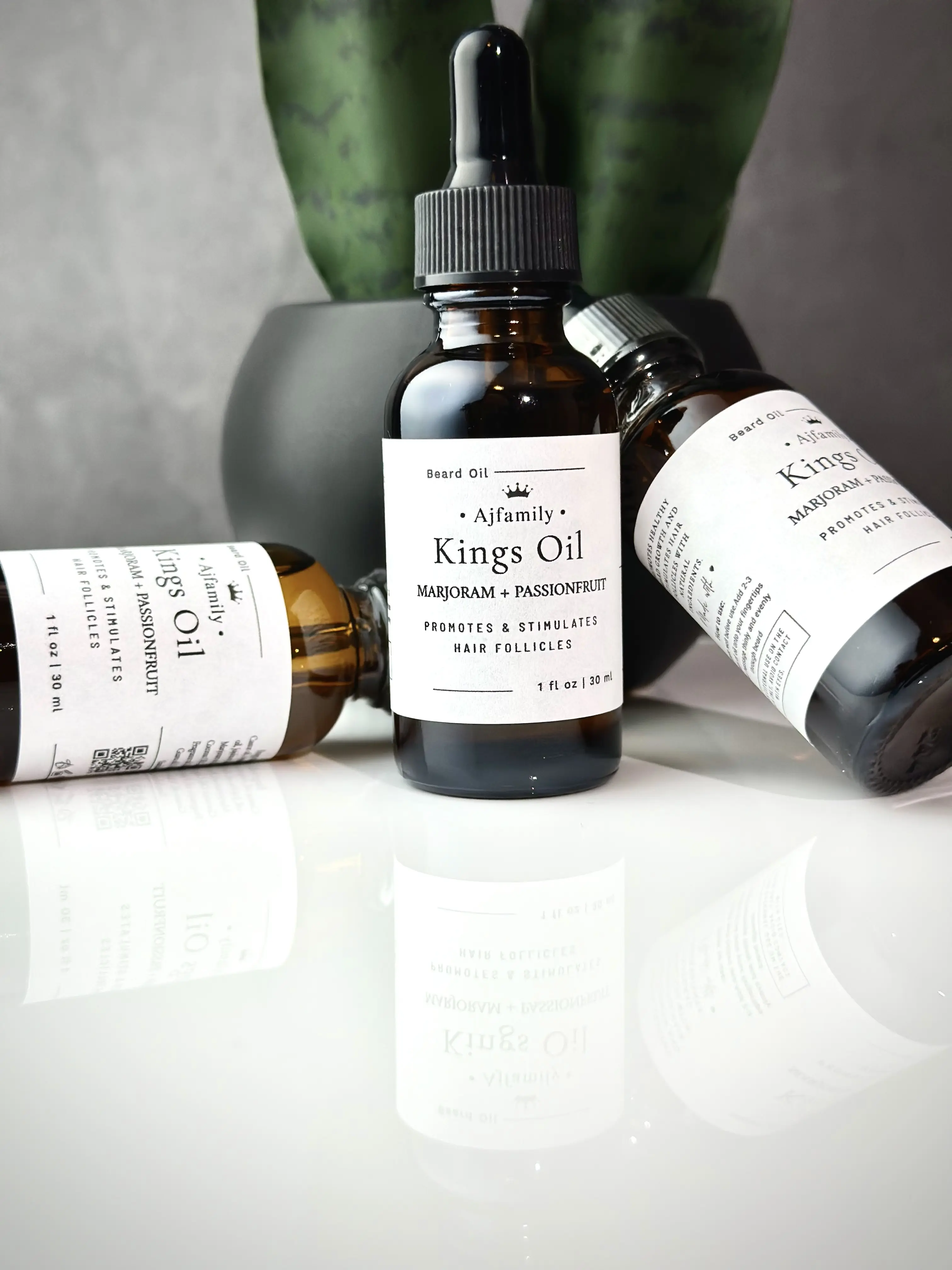 Ajfamily Natural Kings Beard Oil for growth and thickness