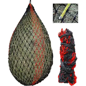 T TEKE Deluxe Slow hay Feeder hay nets, 1-3/4" Feeding Holes, Horse Supplies hay Bags for Horses, Goats