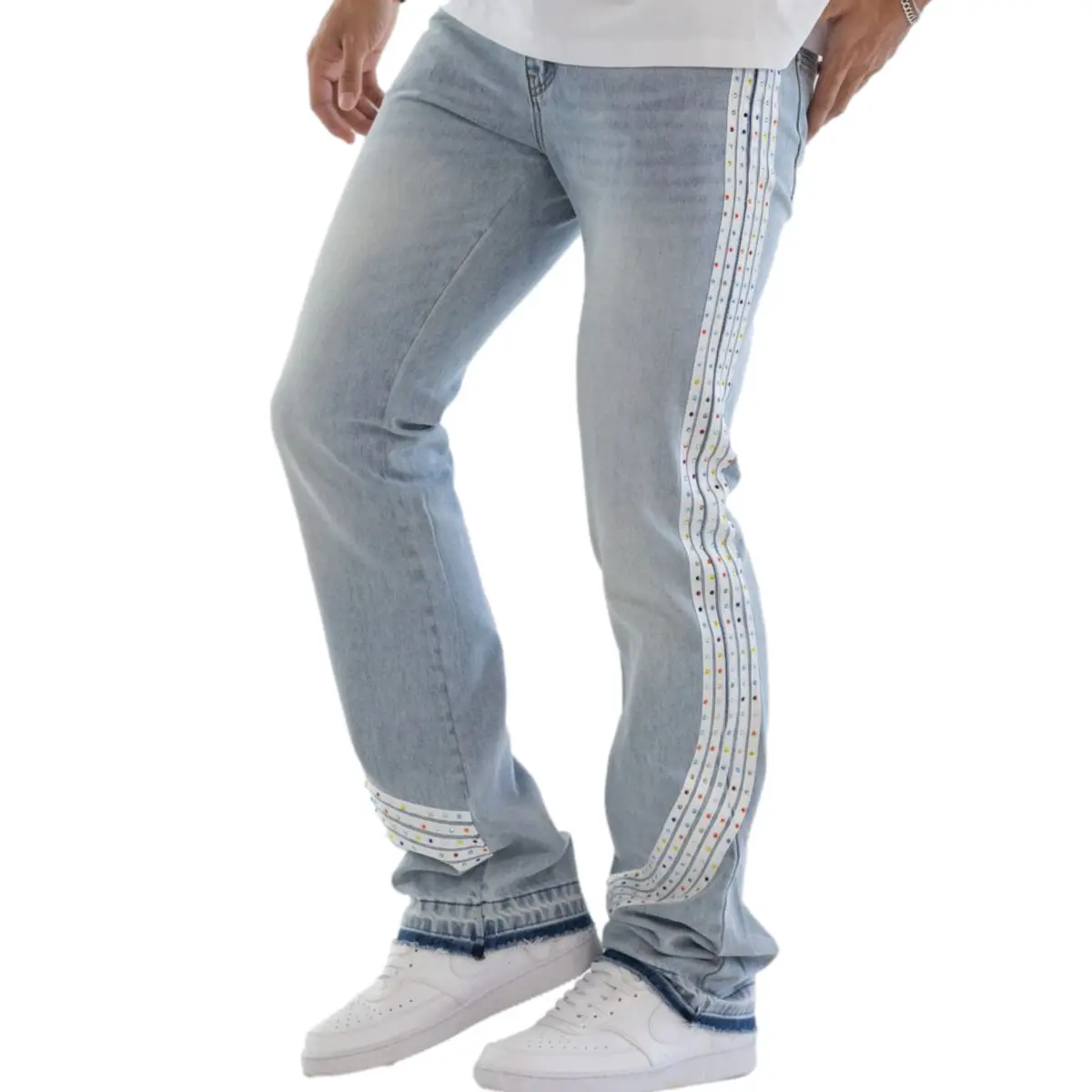 KINDRED | CANDY STONE FLARE JEANS - LIGHT WASH