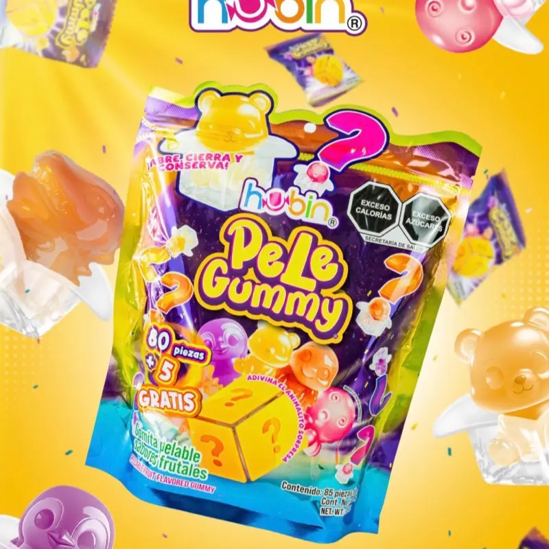 Hubin Pele Gummy De Animalitos 85 piezas