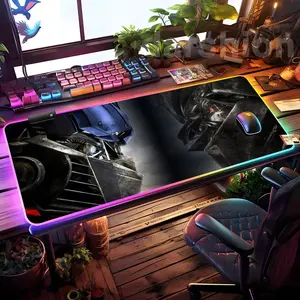 T-Transformers Mouse Pad Mousepad HD Printing Computer Gamers Locking Edge Non-slip RGB Mouse Pad XXL90x40cm Keyboard PC Desk Pad