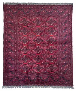 7x5 Silk Road Collection Rug – Handmade Afghan Wool Carpet