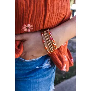 Endless Sunshine Bracelet • Orange Punch