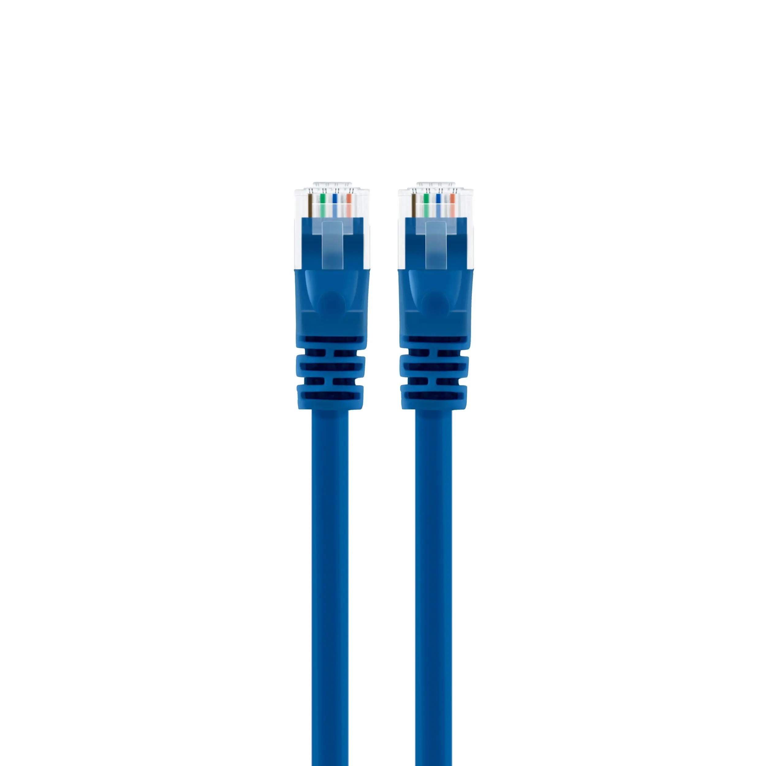 Cat5e Ethernet Patch Cable - Snagless RJ45, Stranded, 350Mhz, UTP, Pure Bare Copper Wire, 24AWG - Blue Cat5e Ethernet Patch Cable - Snagless RJ45, Stranded, 350Mhz, UTP, Pure Bare Copper Wire, 24AWG - Blue