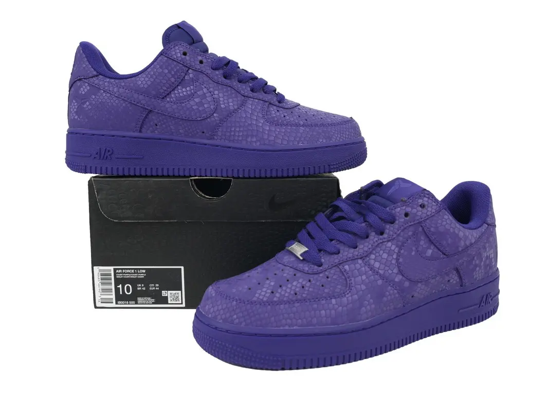 Purple Embossed Leather Low Top Sneakers Lace Up Flat Casual Shoes Fashion Streetwear Trainers For Men Women