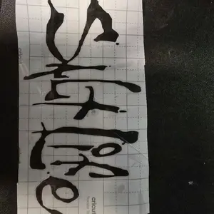 Salt Life Decal - Original Black Decal with Chinese Characters on White Background