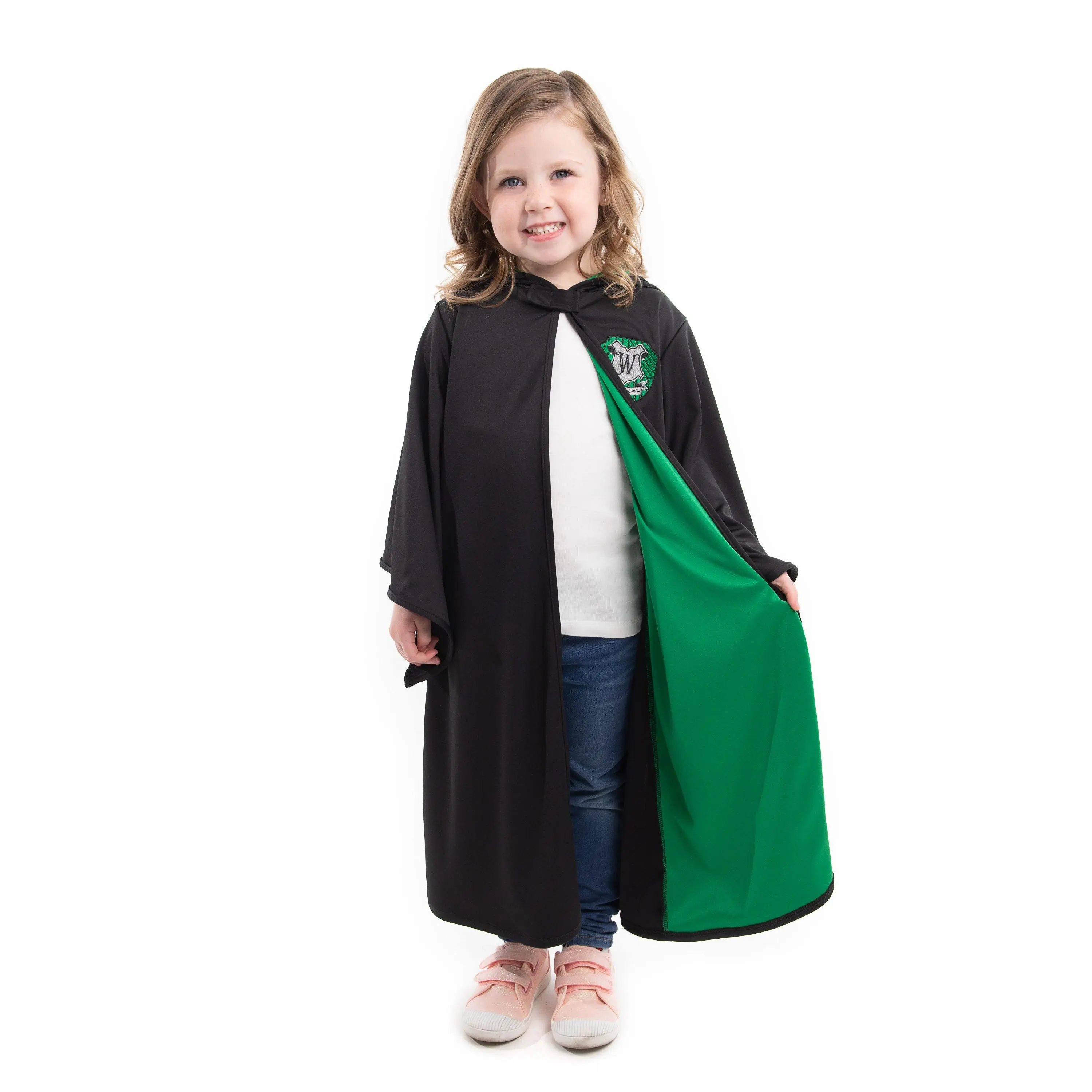 Green Hooded Wizard Robe