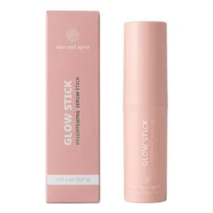 Sun & Spice Ayurvedic Turmeric Glow Stick - Brightening Serum Stick for Dark Spots, Acne Scars, Hyperpigmentation & Under Eyes - Vitamin C Balm for Radiant Skin