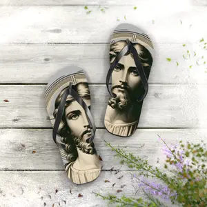 Fellowship Designers Jesus Flip Flops Summer Shoe