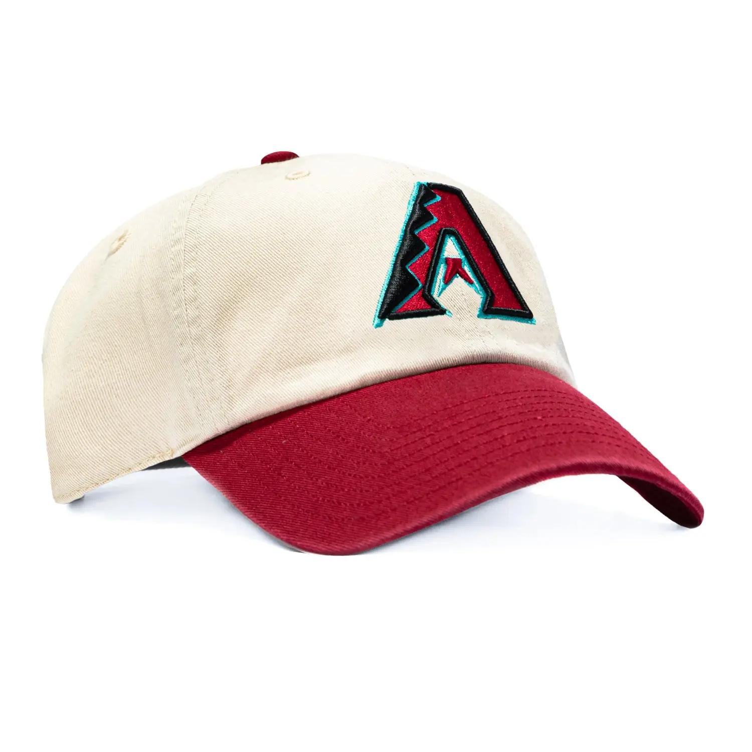 47 Brand Arizona Diamondbacks Cleanup Adjustable Hat - Stone, Red