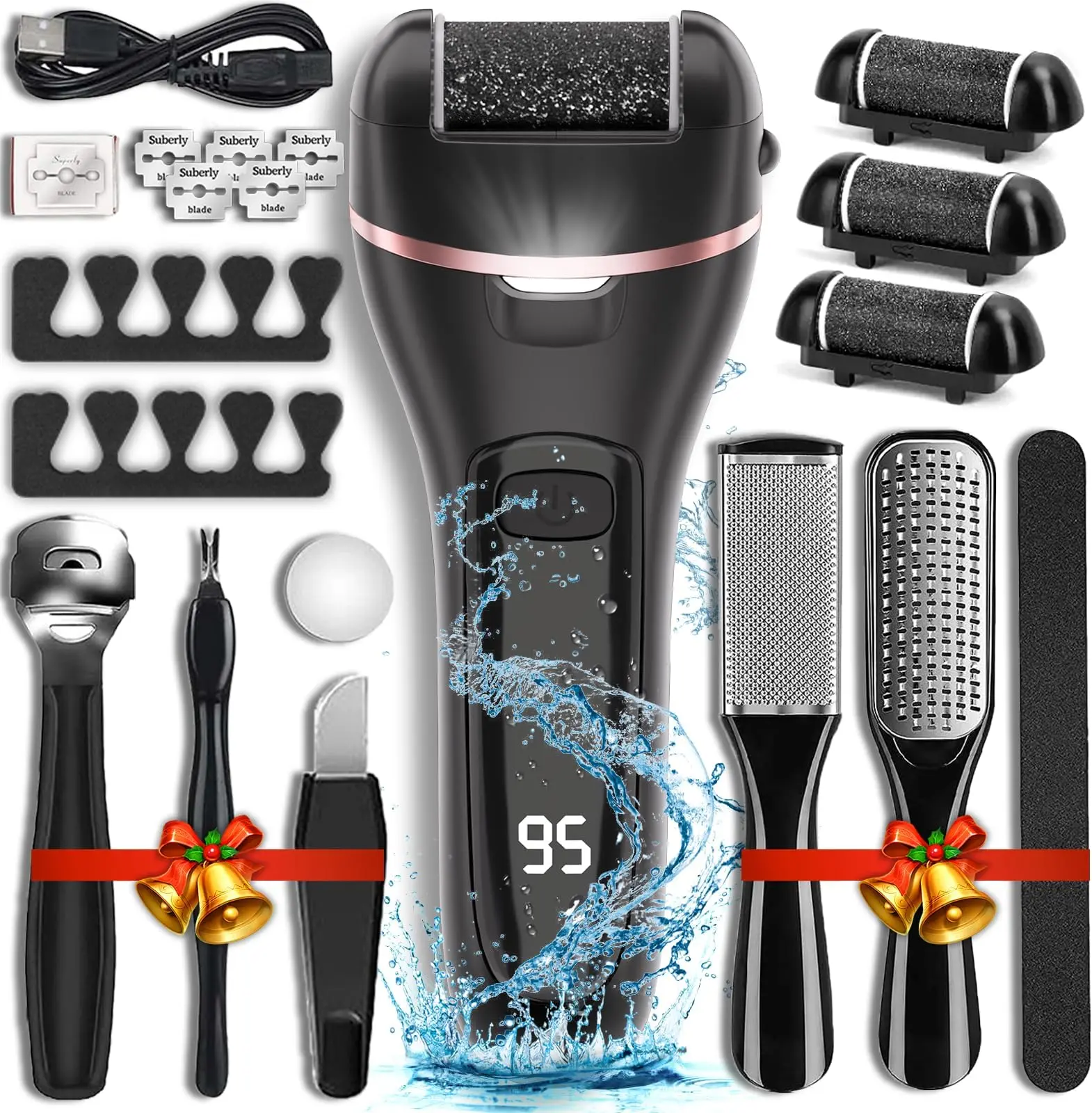 Electric Feet Callus Remover - 2 Speed Rechargeable Pedicure - TikTok Shop