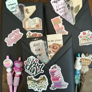 Well-Loved Three Books Blind Date With a Book Includes Stickers One Bookish Pen for Reading Enthusiasts Decal Adhesive Regular Edition