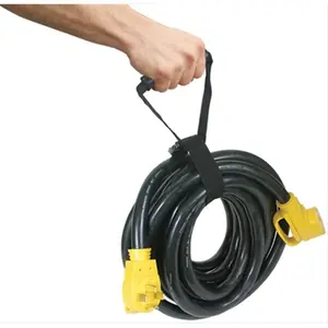 CAMCO Electrical Cord Storage Accessory - Cable Management Kit with Built-In Handle, Woven Strap for Sports, Water Sports