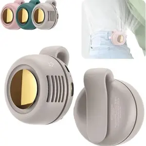 Portable Leafless Mini Fan, Adjustable Three-Speed Hanging Fan, Phone Cooling Fan, Personal Fan for Outdoor Travel, Father's Day Gift