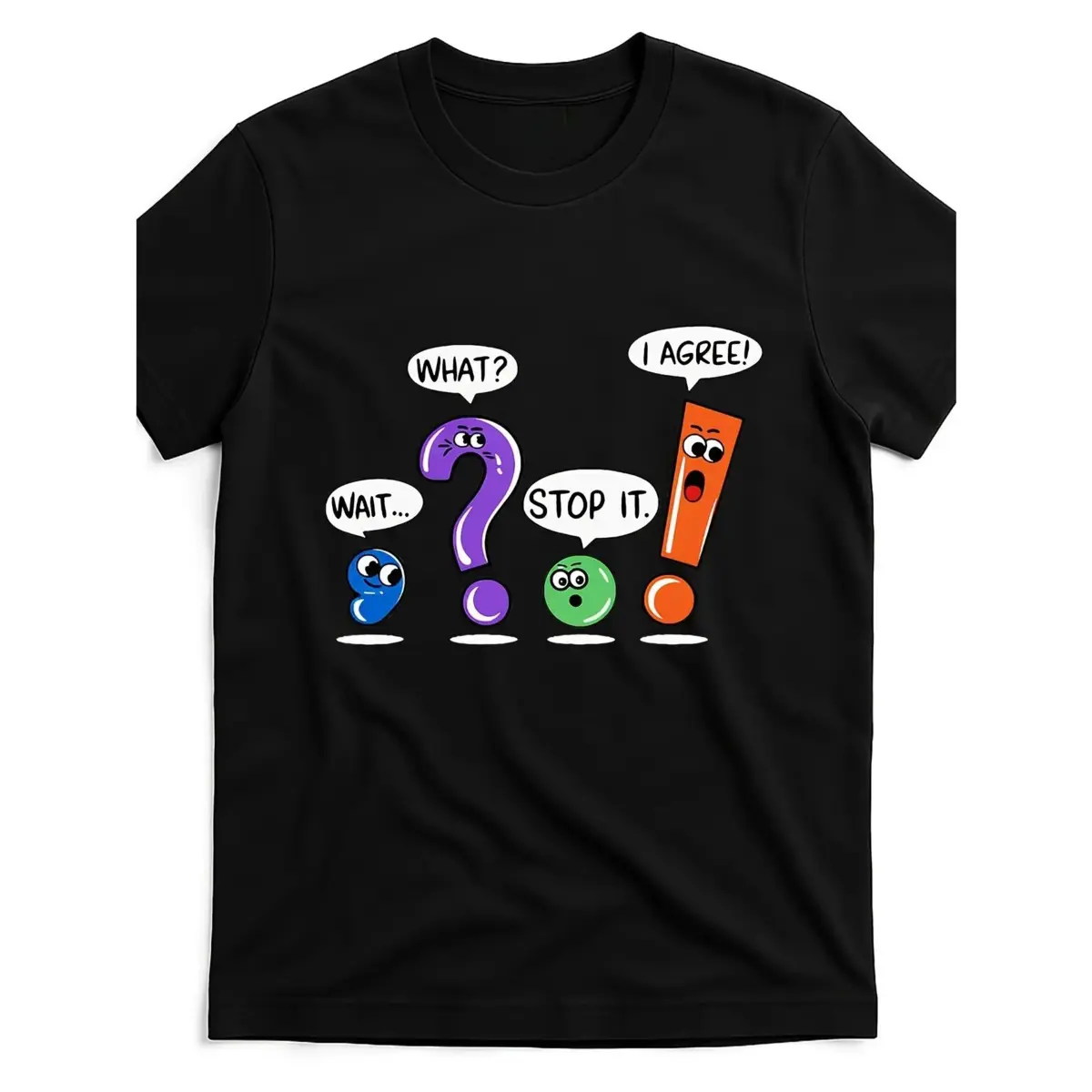 Men's "Wait What" Funny Grammar Slogan T-Shirt - Unisex Short-Sleeve Crew Neck Top, Soft Basic Streetwear, Slight Stretch, Standard Fit, 2XL, Casual Menswear for Denim or Cargo Pairing
