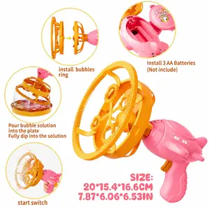 Bubble Machine for kids，Plane-Shaped Bubble Blower, Toy for Kids and Young Children, Perfect for Bubble Gun Parties and Birthdays
